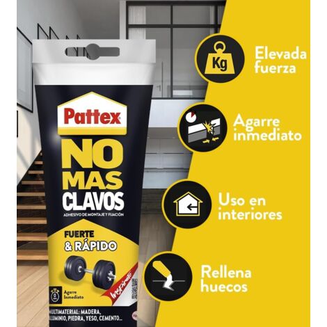 HENKEL nural no mas clavos (tubo 250 gr.) , Nural No Mas Clavos (Tubo 250 gr.).- Tubo 250 gramos.- Excelente agarre inicial: 10 segundos. Resultados extrafuertes: hasta