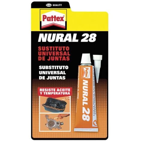 PATTEX nural- 28 naranja (tubo 40 cm³.) , Nural- 28 Naranja (Tubo 40 cm³.).- Tubo de 40 cm³.- Color del producto: naranja. Peso específico: 1,03g/ml. Tipo de reticulaci