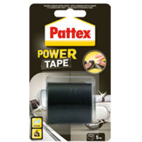 Henkel Power Tape Ruban adhésif noir 50 mm x 5 m Blister