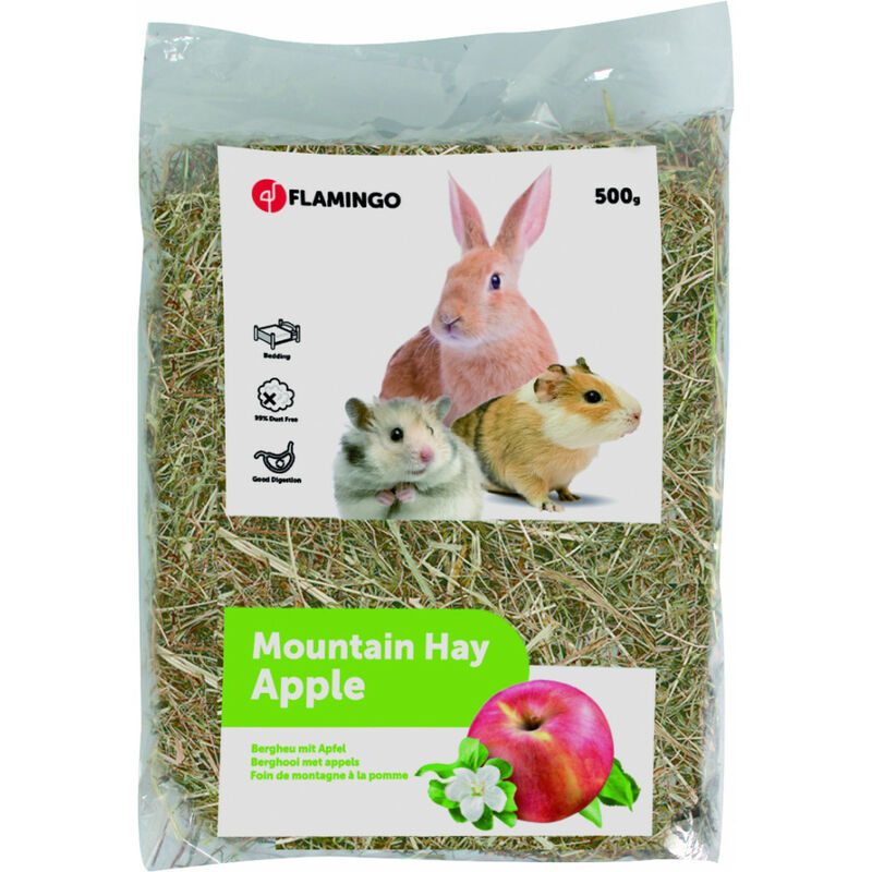 

Heno de montaña con manzanas. 500 gr. para roedores.
