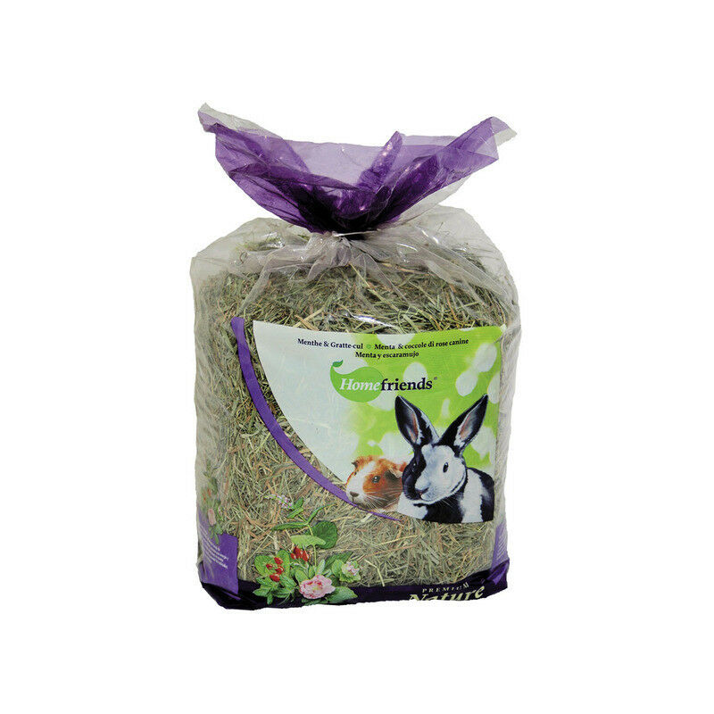 

Heno para roedores y hurones, heno home friends menta/escaramujo 500g