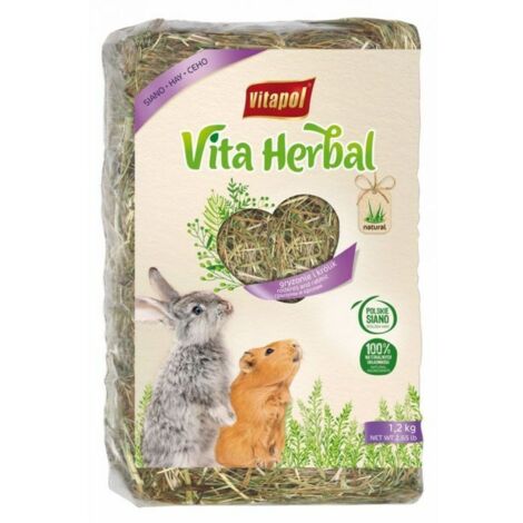 Heno para roedores y conejos Vitapol 1,2 kg