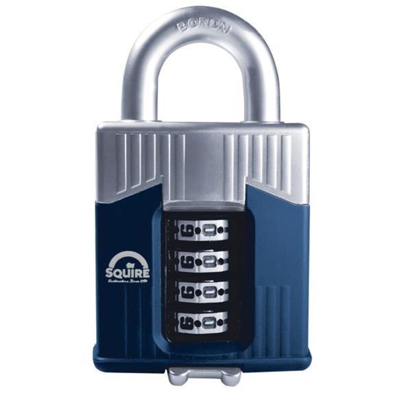 Squire - WC55BX Warrior High-Security Open Shackle Combination Padlock 55mm