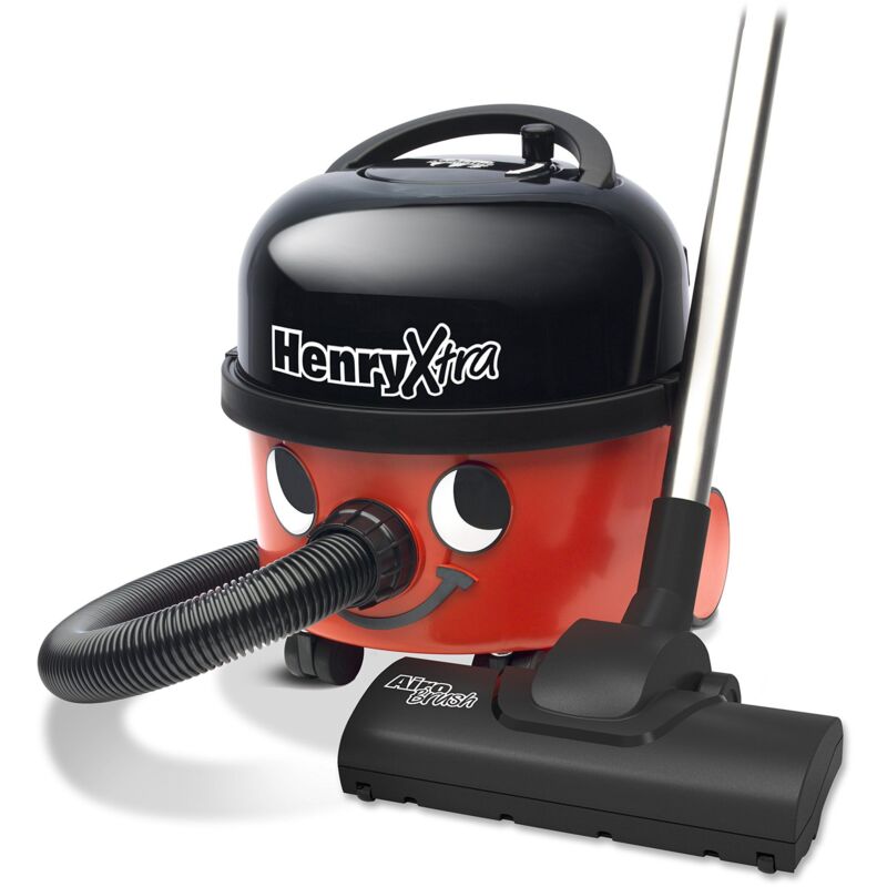 Numatic - Henry Xtra Bagged Cylinder Vacuum, 9 Litre, 620 Watt, Red