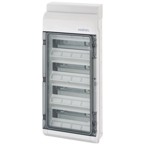 Hensel 6100229 KV 4548 Armoire de distribution Nombre de divisions = 48 Nbr de rangées = 4 Contenu 1 pc(s) C580361