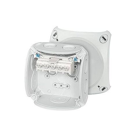 Hensel 62000001 Boîte de dérivation (L x l x H) 93 x 93 x 62 mm gris IP66 1 pc(s) S062482