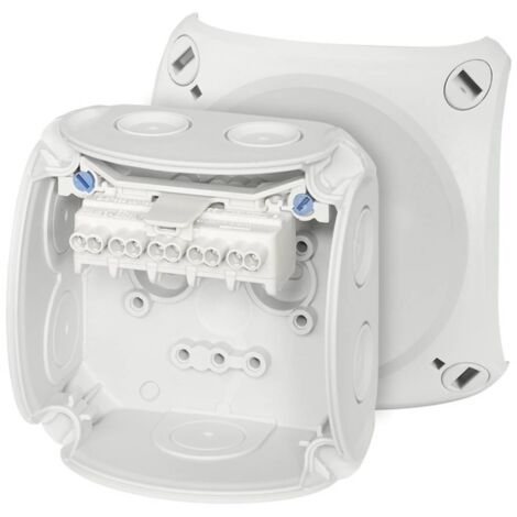 Hensel 62000001 Cassetta di derivazione (L x L x A) 62 x 93 x 93 mm Grigio (RAL 7035) IP66 1 pz.