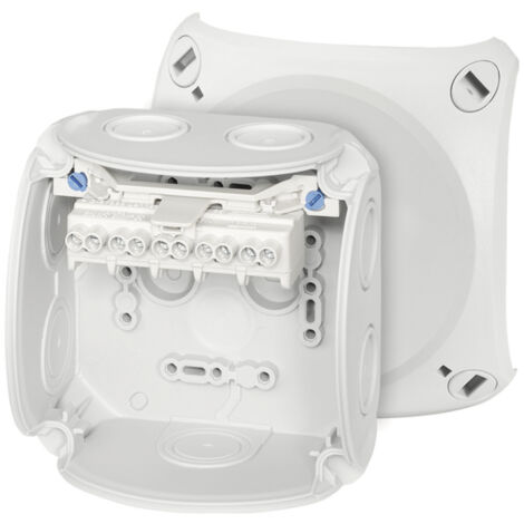 Hensel 62000004 Abzweigkasten (L x B x H) 70 x 104 x 104 mm Lichtgrau (RAL 7035) IP66 1 St.