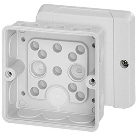 Hensel 62000263 Boîte de dérivation (L x l x H) 47 x 88 x 88 mm gris clair (RAL 7035) IP55 1 pc(s) C580791