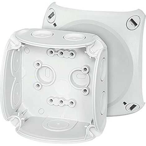 HENSEL BOÎTE DE DÉRIVATION DK 0200 G JUSQU'À 2,5 MM² SANS KL. BOÎTE, BOÎTIER POUR MONTAGE SUR LE MUR/PLAFOND 4012591124924