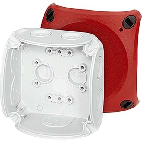 HENSEL BOÎTE DE DÉRIVATION DK 0200 R BOÎTE JUSQU'À 2,5 MM², BOÎTIER POUR MONTAGE SUR LE MUR/PLAFOND 4012591125266