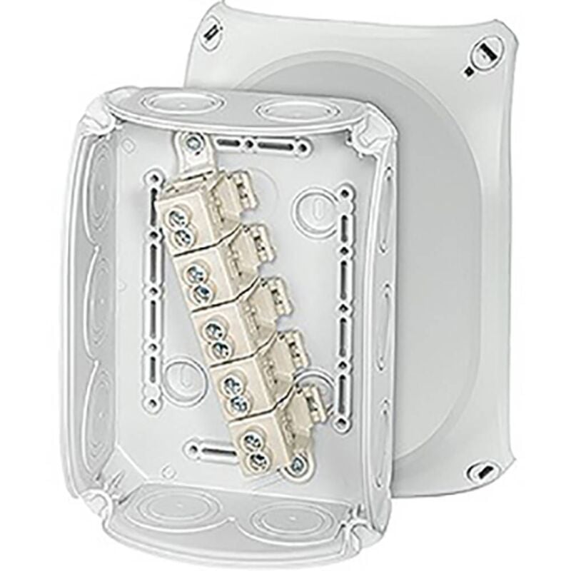 Hensel - 62000010 Boîte de dérivation (l x l x h) 180 x 130 x 77 mm gris IP66 1 pc(s)