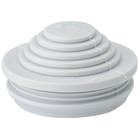 Hensel STM 32 Stufenstutzen Plattenstärke (max.) 4 mm Lichtgrau 1 St.
