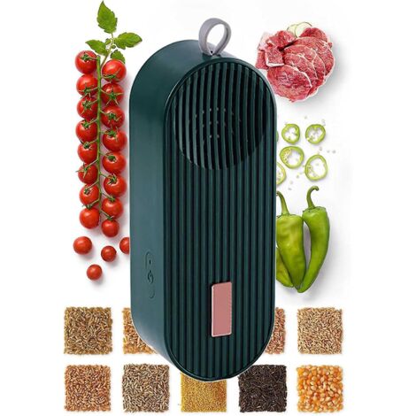 Heoaoh Fruit and Vegetable Cleaner, Portable Ultrasonic Washer for Home Use to Clean Pesticides/Hormonal Residues from Fruits/Meat/Seafood