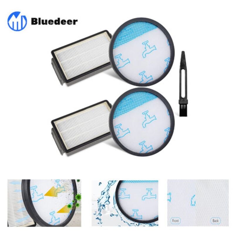 Hepa Kit de filtres pour aspirateur Rowenta compact Power xxl RO4825EA RO4811EA RO4871EA RO4855EA RO4826EA RO4859EA RO4881EA (ZR78000 Filtres)