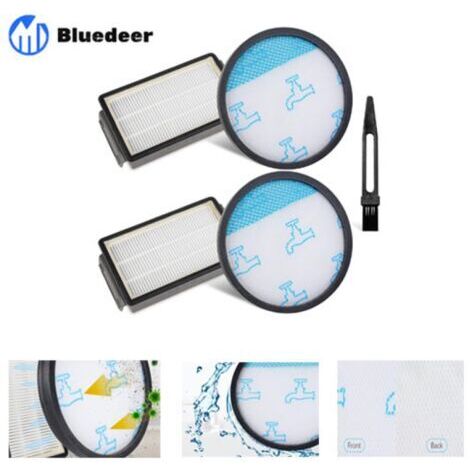 HEPA Kit de filtres pour aspirateur Rowenta COMPACT Power XXL RO4825EA RO4811EA RO4871EA RO4855EA RO4826EA RO4859EA RO4881EA (ZR78000 Filtres) Bluedeer