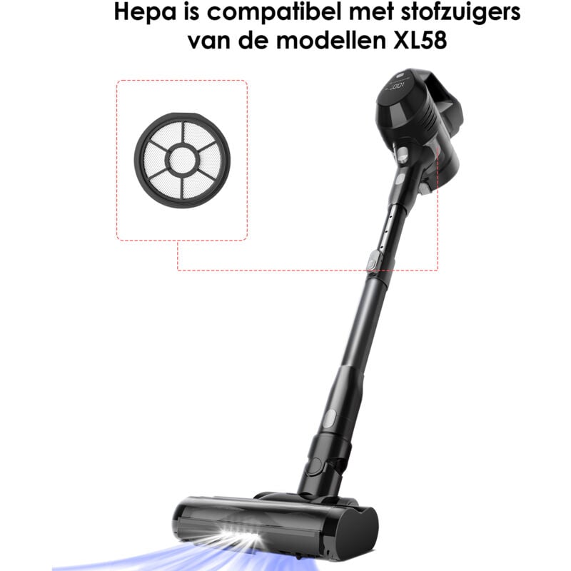 Authmic - Hepa pour aspirateur balai sans fil XL58-4pcs