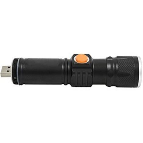 HEPO.LINTERNA LED RECARGABLE TUBULAR 10 CM 5W.USB