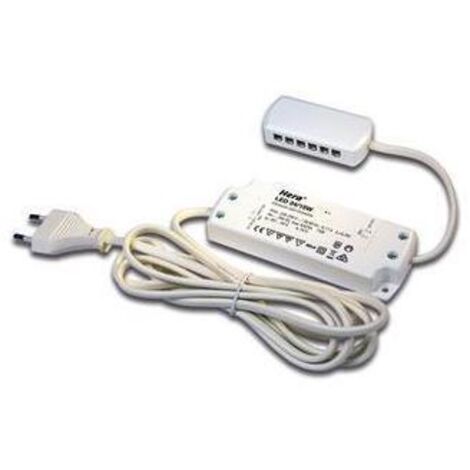Hera LED-Trafo 15W 24V n.dimmb IP20 Kstgeh stat TRAFOLED24/15WEUROSTECKER,12-FA