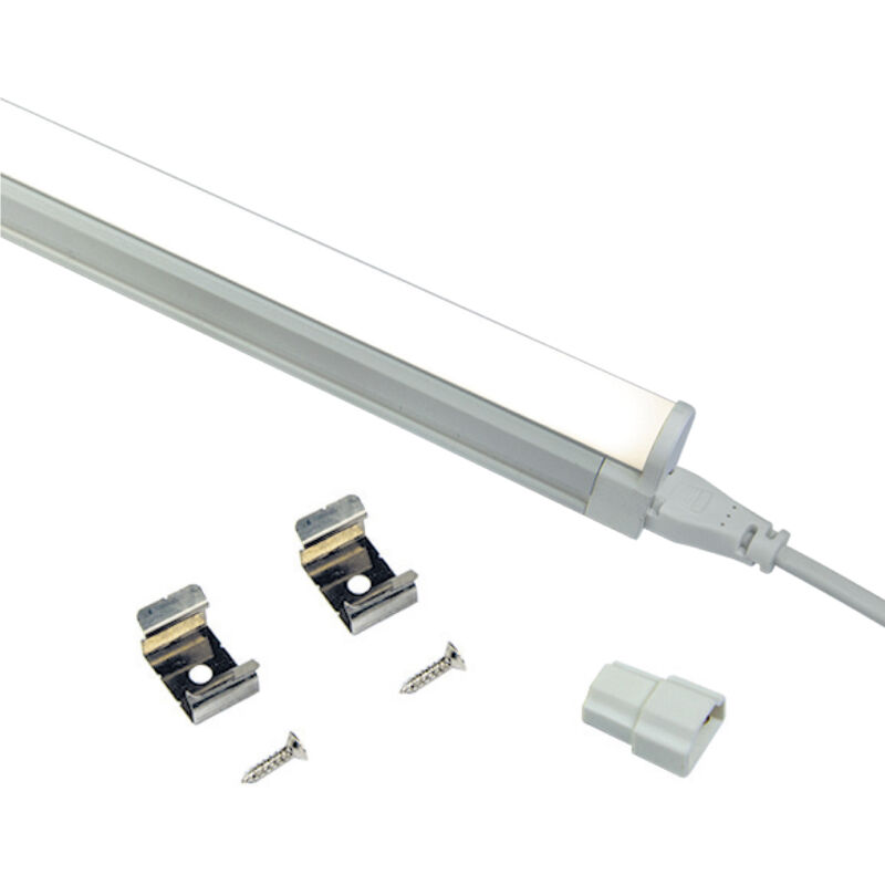 

Regleta Sobrep.Led Basic Lite F 5W 220V 278 mm Neutra - Cromo Mate - Hera