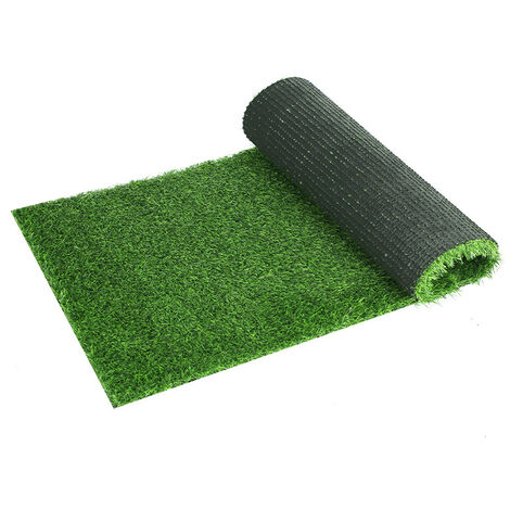 Herbe Artificielle pour Chiens Faux Herbe pour Chiots Potty Training Réaliste Intérieur Et Extérieur Gazon Artificiel avec Coussinet en Caoutchouc Antidérapant (2 x 0.5 m)