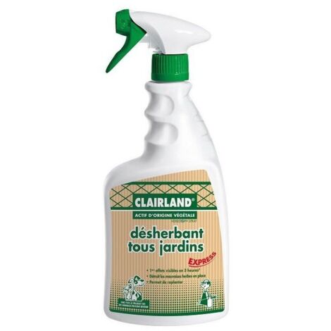 Herbicida natural en pulverizador