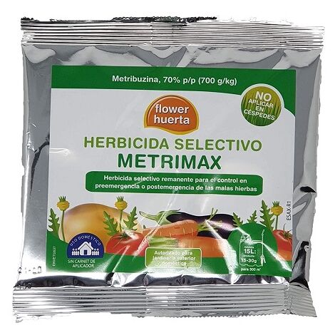 Herbicide slectif Metrimax Anti-Weeds and Weeds pour les cultures et les verges, jardin extrieur agr domestique, dose sac љ dos 15 l - 30 gr
