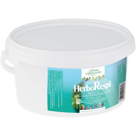 HerboRespi 750 gr mix d'herbes séchées Dégage les voies respiratoires volailles