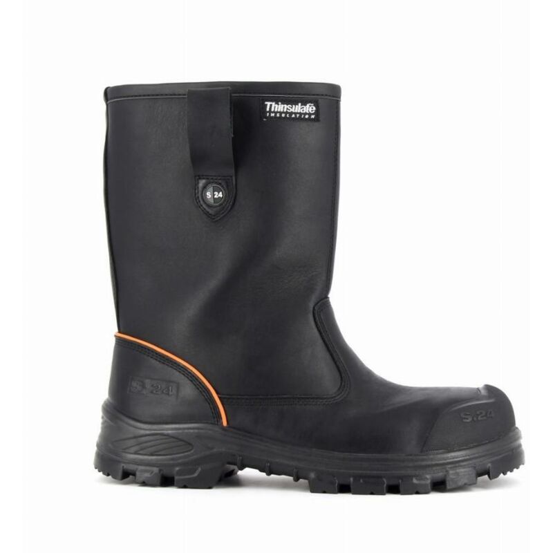 S 24 Bossi Industrie - S.24 - Botte cuir Haute - hercule S3 taille 41 - Ce produit de marque S24 est neuf.