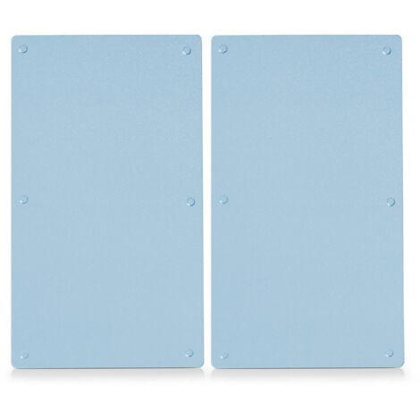 Herdabdeck-/Schneideplatten-Set, 2-tlg, Glas