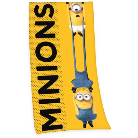 Herding Minions 2 - Telo mare in spugna velour, cotone, multicolore, 75 x 150 cm