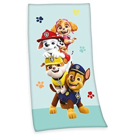Herding Paw Patrol, Asciugamano, 75x150 cm, 100% Cotone, Velour