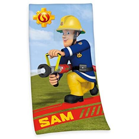 Herding SAM IL POMPIERE Telo Doccia, 150 x 75 cm, Cotone, Multicolore