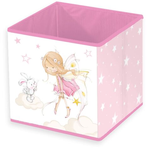 Herding Young Collection Scatola portaoggetti Little Fairy, Circa 30 x 30 x 30 cm, Da Posizionare a Terra o su uno Scaffale, 100% Polipropilene, 100% Carta all'Interno