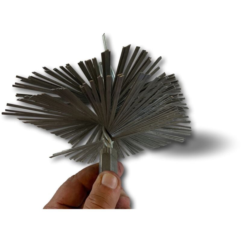 Kibros - Hérisson acier carré Embout acier fileté M121,75mm Conduits non gainés - Hérisson acier - Carré - 150x150 mm