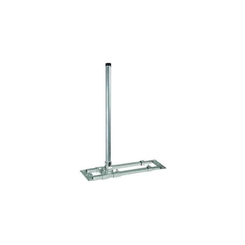 Herkules Support d'antenne pour fixation toit avec chevrons et mât de 90 cm Acier