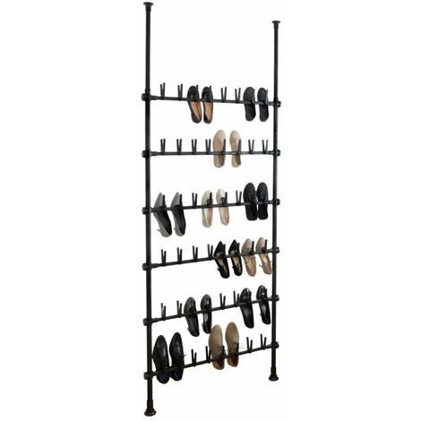 HERKULES Support télescopique à chaussures, couleur noir, hauteur 165 - 300 cm, WENKO
