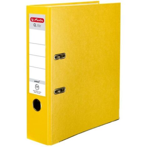 Herlitz Ordner A4/80mm Gelb