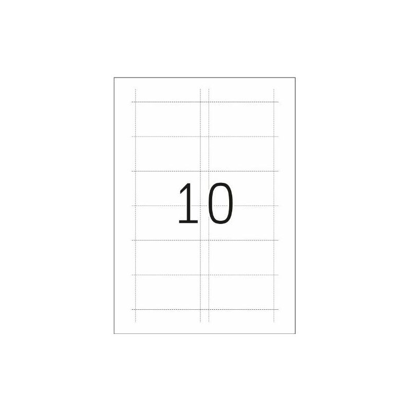 Image of 9010 Bianco Etichetta per stampante non adesiva etichetta per stampante - Herma