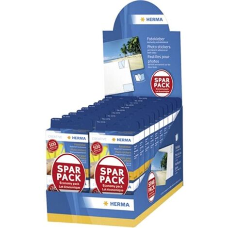 HERMA 9370 Photo de Kautschuk in der Packung dede Einsparung, Anzeige dezähler de