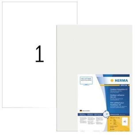 HERMA Etik. A3 Outdoor Klebefolie weiß 297x420 mm    40 St (9544)