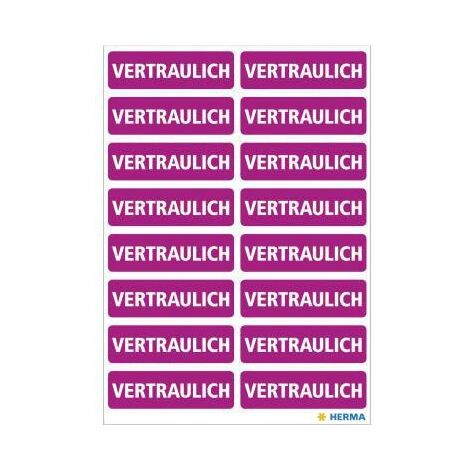 HERMA Hinweisetikett HERMA HOME 40 x 12 mm (B x H) Papier lila 320 Etik./Pack.