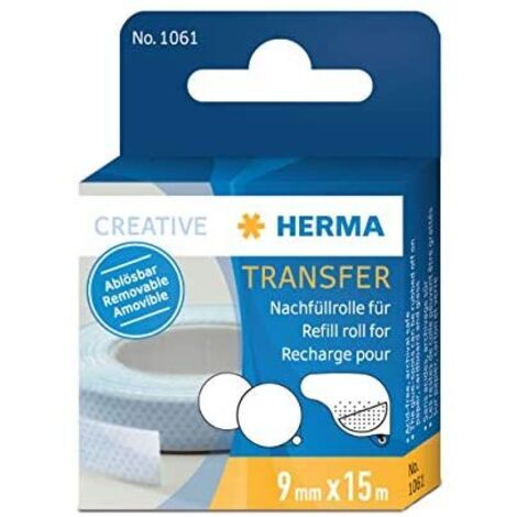 HERMA Transfer Nachfüllrolle 1061 ablösbar 9mmx15m