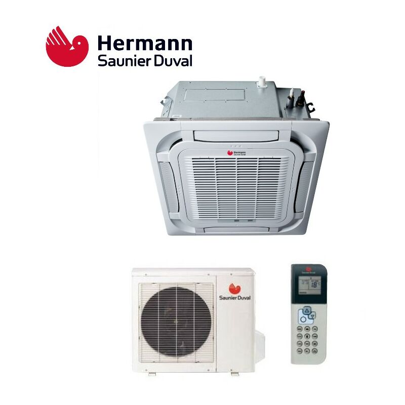 Climatiseur rèversible à cassette 4 voies série VivAir SDH19 18000 btu sdh 19-050 ikn R-32 - Nouveau - Hermann Saunier Duval