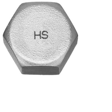 Hermann Schmidt Edelstahl-Kappe 3/4" kantig