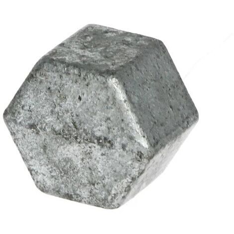 Hermann Schmidt Temperguss 300 bouchon 13300020 DN 20, 3/4", bordé, galvanisé