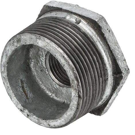 Hermann Schmidt Temperguss pièce de réduction 13241025 DN 40 x 15, 2000 2000 /2&quot x 2000 /2&quot, AG/IG, galvanisé