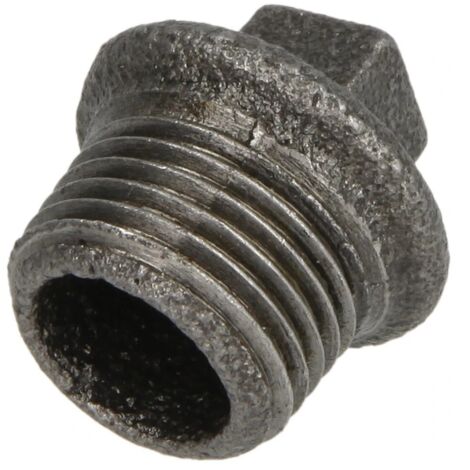 Hermann Schmidt Temperguss plug 14290032 DN 32, 2000 2000 /4&quot, avec rebord, noir