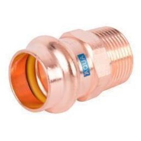 Hermann Schmidt Übergang V-Press Copper AQUAGAS AG, 22mmx1 4501022100
