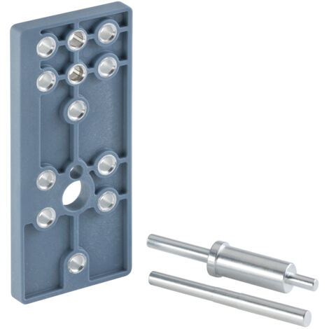 Hermat Bohrlehre / Kunststoff - mit Zentrierdorn 4861/8MM-BLAU